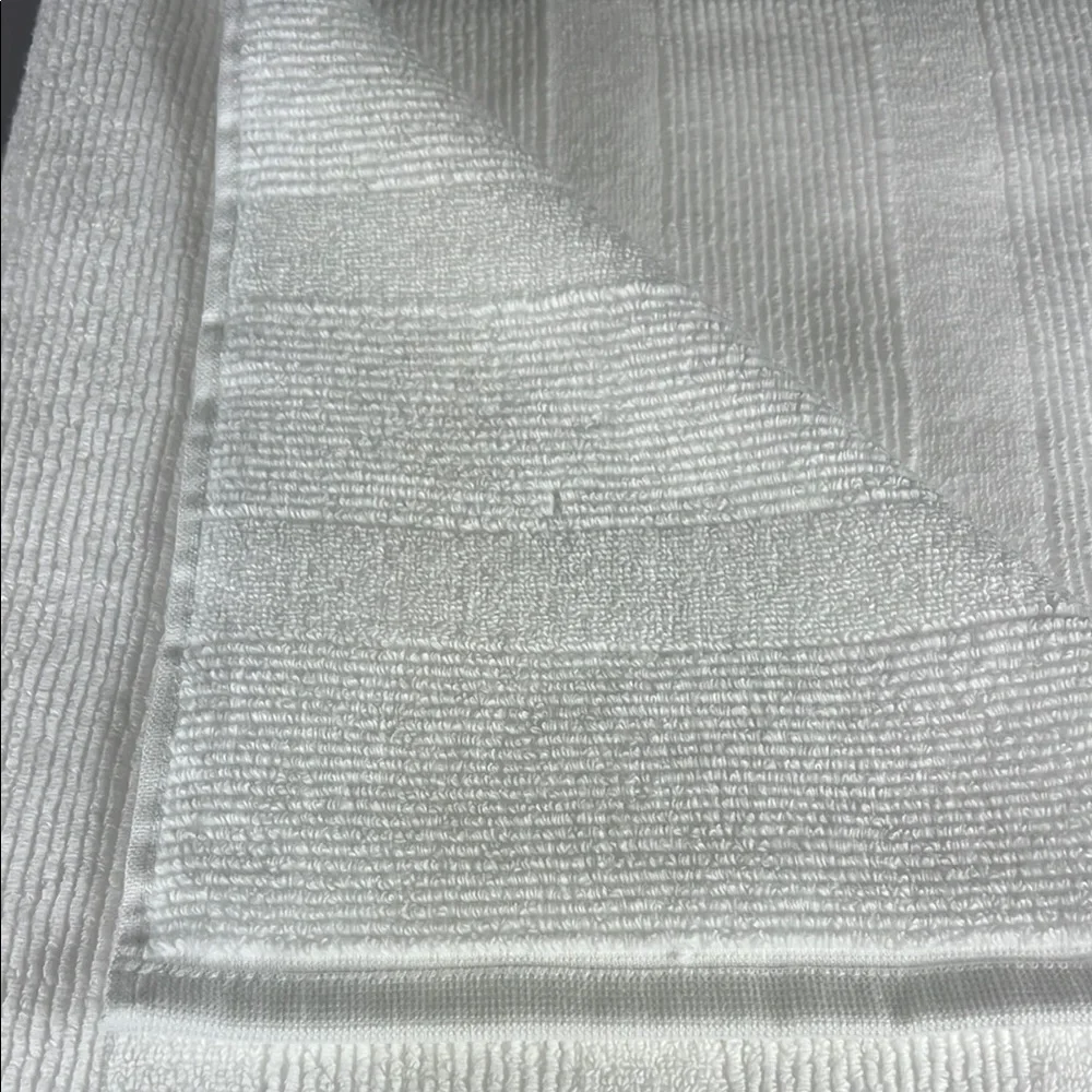 Kassa Spa White Bath Towel Set 100% Cotton 2 Bath Set of 2 NEW